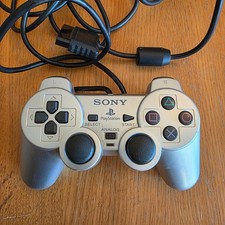 CONTROLLER PS2 Argento Originale per Sony Playstation 2 Joystick Pad Dualshock 2