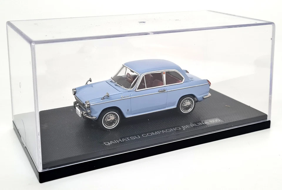 Ebbro 1/43 Daihatsu Compagno Berlina 800 Coupe Blue 1963 Diecast Model Car - Image 3 of 4