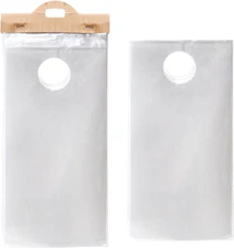Lawei 500 Pack Plastic Door Knob Hanger Bags 6 X 12 Inches, Clear Door Hanger