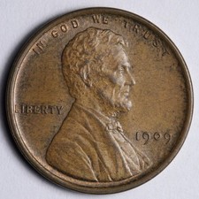 1909 VDB Lincoln Wheat Cent Penny BU UNCIRCULATED MS E178 SUCM