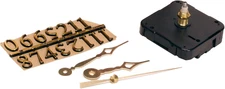 3 Piece Clock Kit for 1/4-Inch Surfaces, Use to Repair or Design Your Own Clock