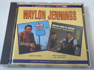 WAYLON JENNINGS leaving town / sings ol'harlan 2 ALBEN AUF 1 CD EX/VG+ - Bild 1 von 4