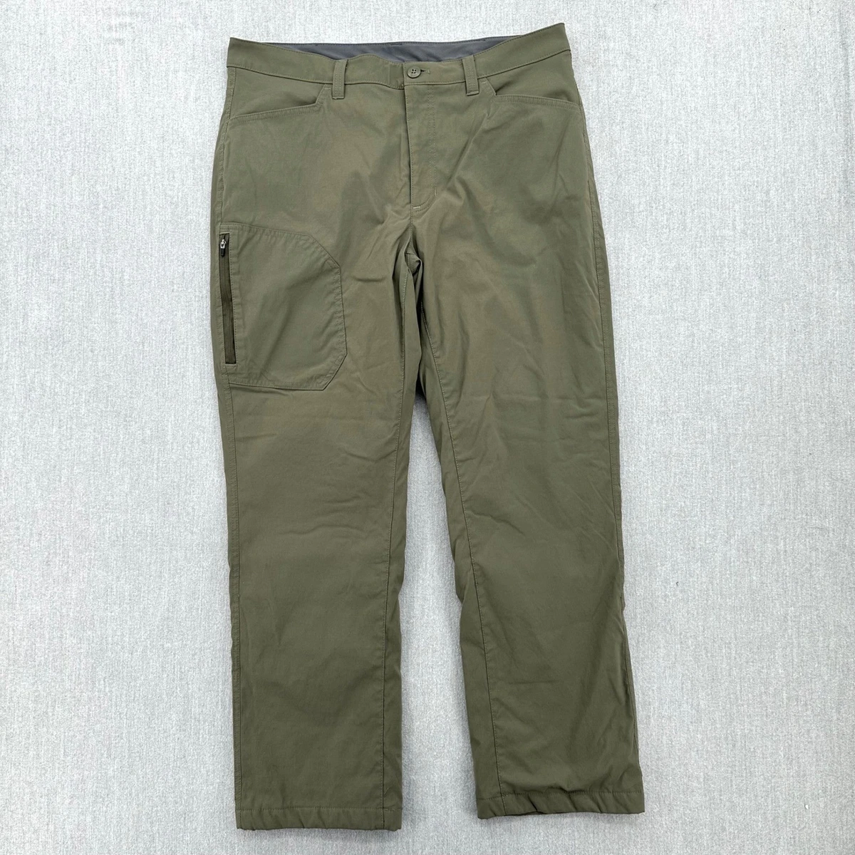 Pantalon technique convertible Eddie Bauer homme 32 x 34 noir zippé