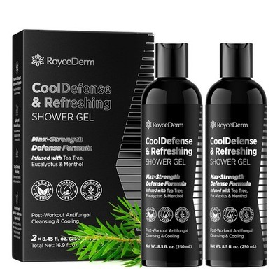 2pc Roycederm Antimykotika Duschgel für Herren, Hilft Mit Athlet S Fuß, Juckreiz