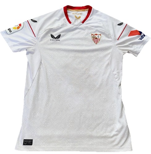 Sevilla FC Castore Soccer Jersey Football Kit La Liga Size Medium Valvoline