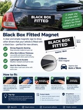 BLACK BOX FITTED MAGNET ? MAGNETIC CAR SIGN