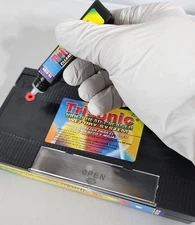 Trisonic VHS VCR Video Head Cleaner Wet-Dry System w/ Cleaning Fluid