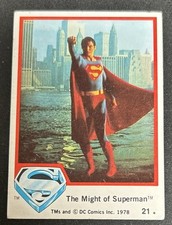 1978 Topps Superman the Movie Trading Cards 14