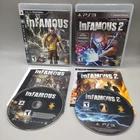 inFamous Bundle: 1 & 2 (Sony PlayStation 3) Lot PS3 Complete Manual Tested CIB
