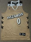 Gilbert Arenas Washington Wizards 06/07 adidas Gold Swingman Jersey Medium SEWN