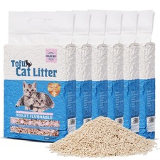 FEELING BEST Tofu Cat Litter, Odor Control, Fast Clumping, Bulk, 33.6 lb