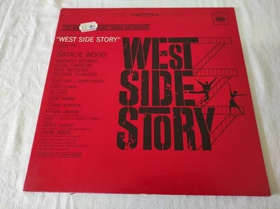 WEST SIDE STORY LP 33 tours vinyle musique du film de 1961 CBS S-62058 - Photo 1/4
