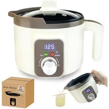 Candle smart wax melter for candle making with digital temperature con