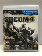 SOCOM 4: U.S. Navy SEALs (Sony PlayStation 3, 2011) Complete w/ Manual - Tested