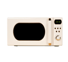 Retro Countertop Microwave Oven, 0.7 cu ft, 700 W, Vanilla Dream