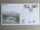 1994 50th Anniv Of D Day FDC With French Stamps And Pmk Sig Brigadier S J HILL