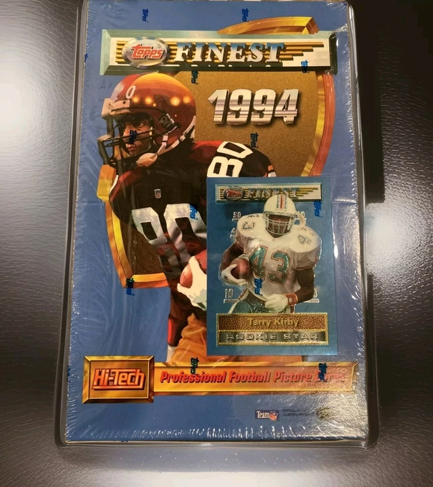 1994 Topps Finest Hi-Tech NFL Football Hobby Box Refractors Possible BETTIS RC - Image 3 of 4