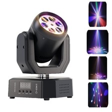 80W Beam Moving Head Party Stage Light Beam RGBWYP DJ Spot Lighting DMX Disco