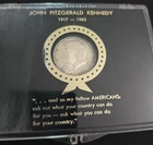 1964 JFK Kennedy Half Dollar 50c P commemorative memorial snap case (90% silver)