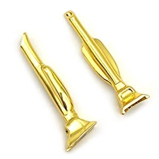 2Pcs/set Metal Straw Tube As Men Gift Party Accessories Vacuum For Snuff Baskets