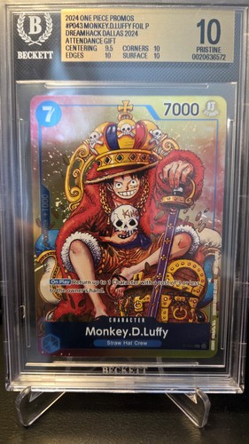 Monkey.D.Luffy (Convention Promo 2024) graded BGS 10 for sale on eBay