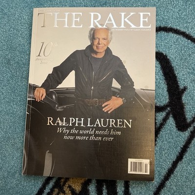 The Rake Magazine 10th Anniversary Ralph Lauren November 2018 Excellent Cond
