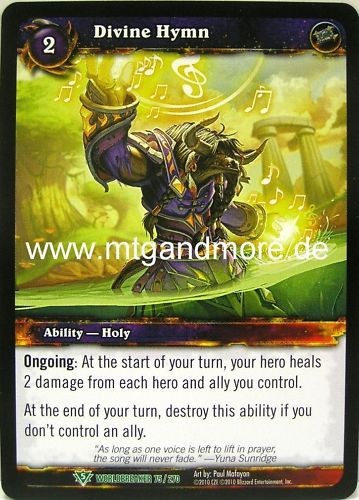WoW - 2x Divine Hymn - Worldbreaker - Imagen 1 de 1