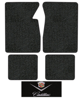 1965-1970 Cadillac DeVille Floor Mats - 4pc - Cutpile | Fits: 2DR, Coupe/Convert