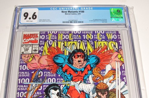 The New Mutants #100 CGC 9.6 NEWSSTAND 1st Appearance of X-Force Shatterstar - Picture 2 of 3