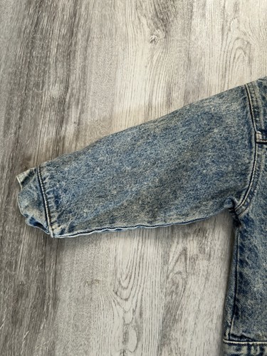 Vintage Little Levi's Jean Denim Jacke Kinder 7 orange Tab Made in USA Rodeo - Bild 10 von 15
