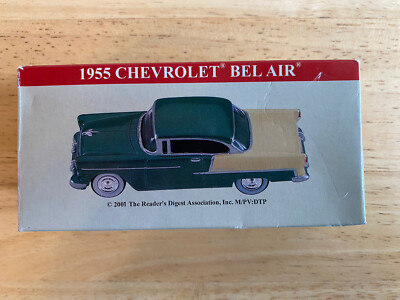 2001 Reader's Digest 1955 Chevrolet Bel Air 1:64 diecast in box