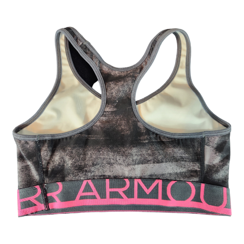 Under Armour superman logo black and pink sports bra size small 14 - Picture 2 of 6