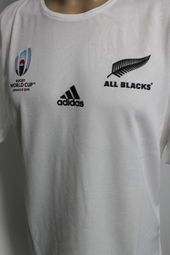 Adidas All Blacks Neuseeland Rugby World Cup 2019 Trikot Weiß alle Größen  - Bild 6 von 6