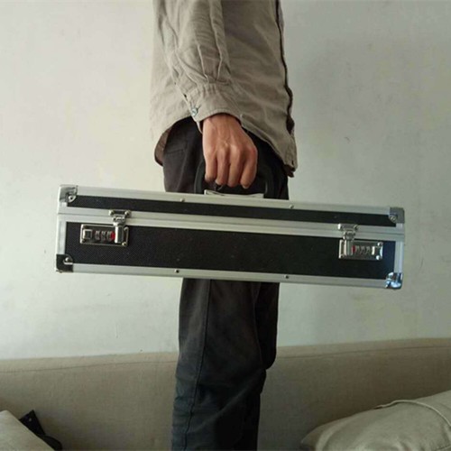 Aluminium Security Number Hard Case Chef Knife Roll Bag Tool Storage Case Holder - Picture 6 of 6