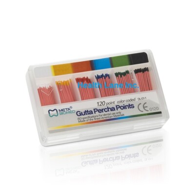 Meta Biomed Endodontic Gutta Percha Points Non-Standardized All Sizes #F-XF