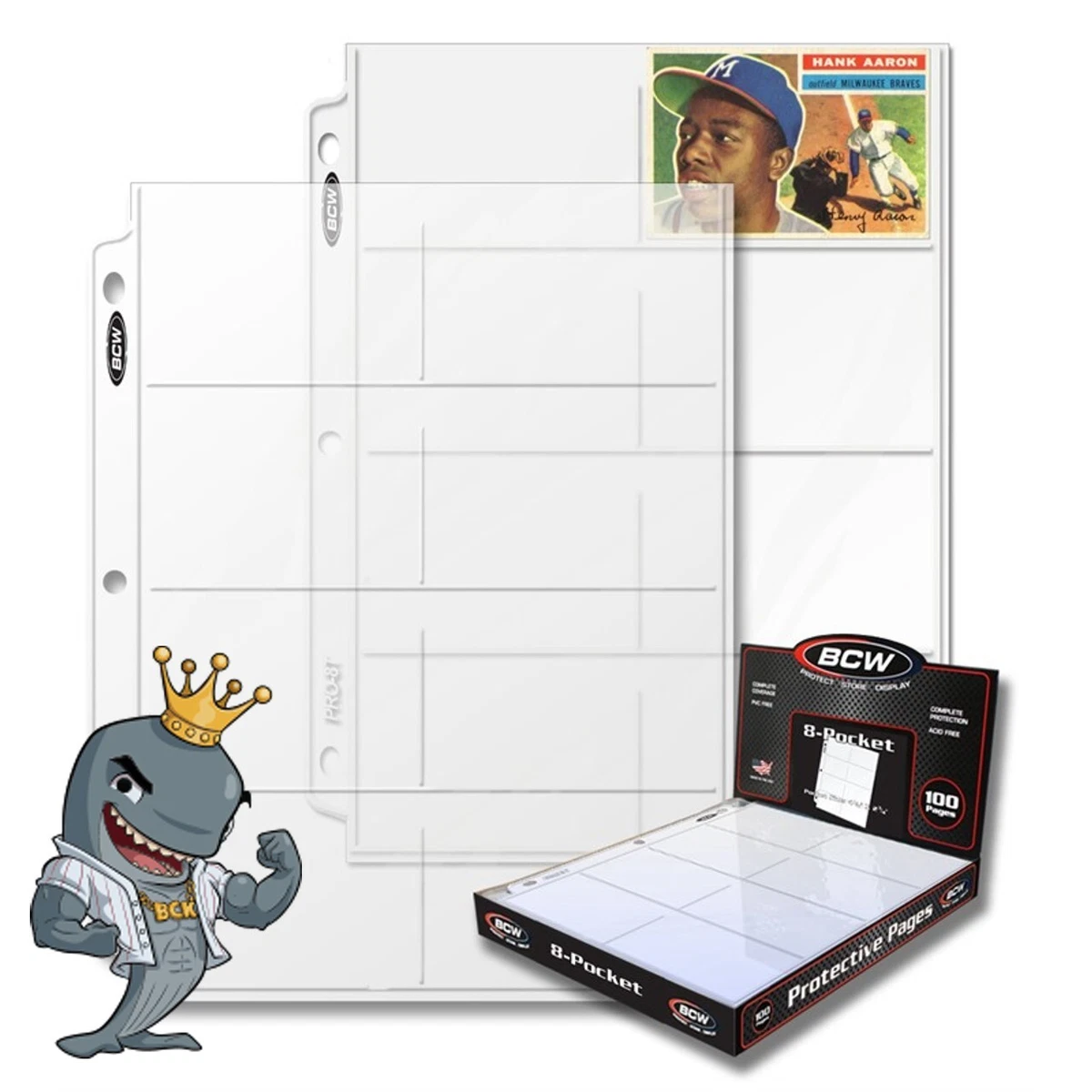 sports card binder sheets Amazon.com: WINTRA Superior 9-Pocket Double-Sided Trading Card Pages, 900  Pockets Side-Loading Card Binder Sleeves,Card Protector Sheets for Various  Trading and Sports Cards : Toys & Games main image 0