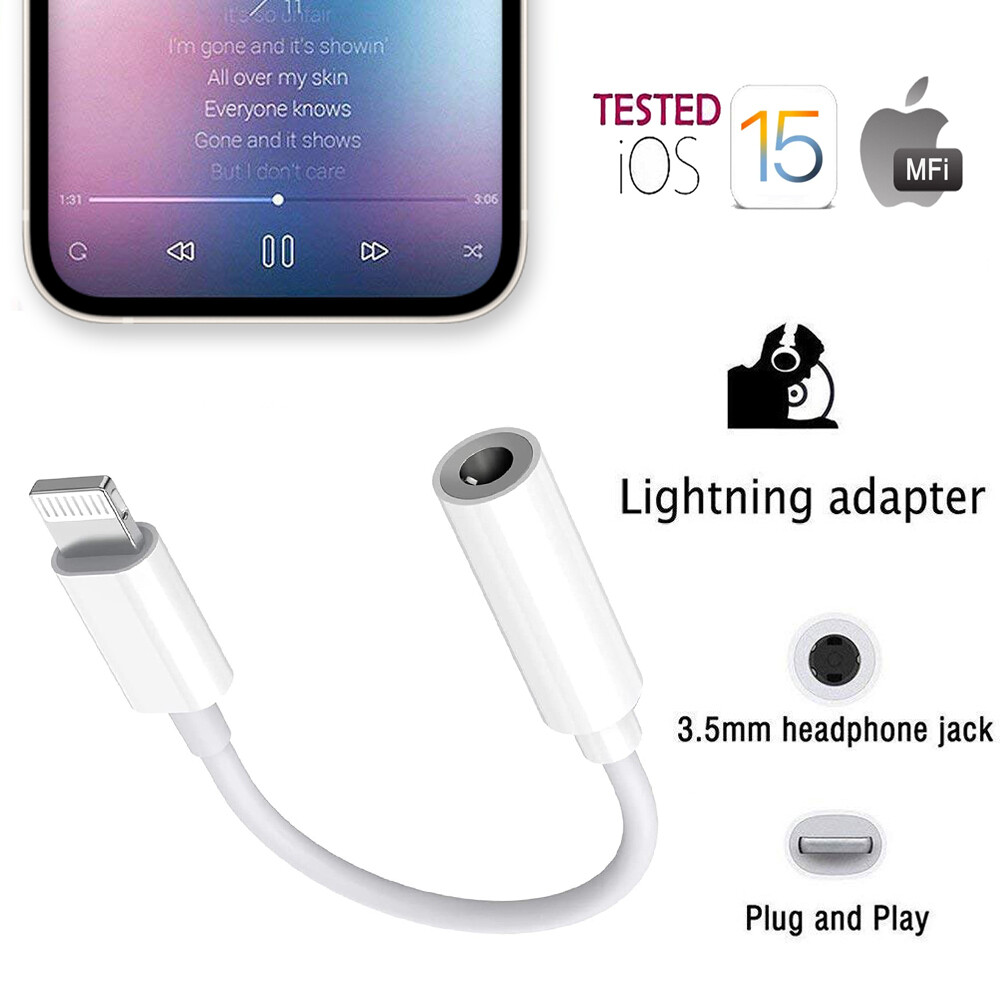 12 Pro Max Headphone Port Iphone 12 For Apple Lightning To Jack