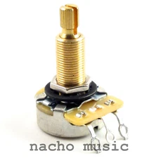 CTS 500K Long Split Shaft AUDIO Taper Potentiometer