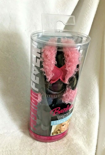 New 2006 Mattel Hilary Duff Barbie Fashion Fever Furry Pink Top Blue Shorts ?? - Picture 3 of 8