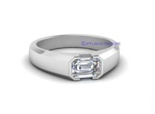 Natural White topaz Gemstone with 925 Sterling Silver Ring For Men's 222