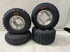 Dwt A5 Polished Front Rear Rims Wheels Sunf A035 Tires Honda Trx 450R 400Ex 250R