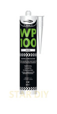 WP100 Silicone Sealant Rapid Cure Mastic External Door & Windows Frames 300ml