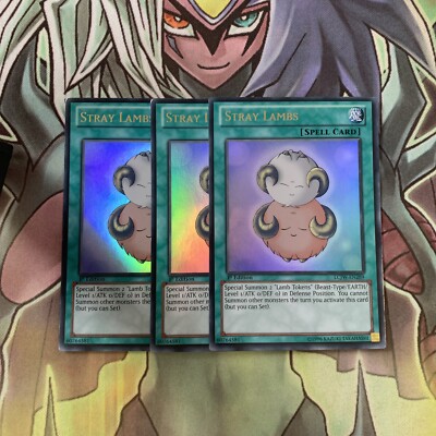 LCJW-DE289 x3 Streunende Lämmer Ultra Rare Top Zustand Yugioh