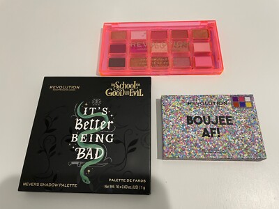 Revolution Makeup Revolution London Eyeshadow Palette Lot of 3