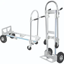 Lightweight Aluminum Hand Truck/Dolly, 2-in-1 Design, 550 Lbs - 17431