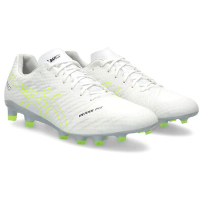 ASICS Soccer Shoes DS LIGHT ACROS PRO 2 WHITE/SAFETY YELLOW