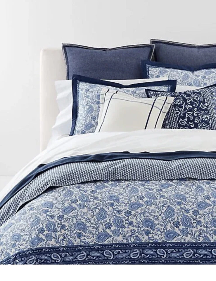 Navy euro cheap shams