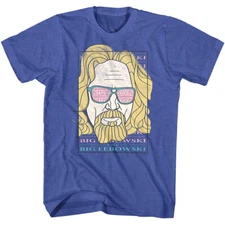 Big Lebowski Cartoon Sunglasses Men's T Shirt