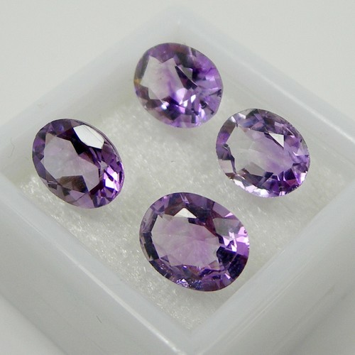 1.80 carats 9x7 mm Oval Light Purple Color Natural Amethyst Loose Gemstone - Picture 3 of 8