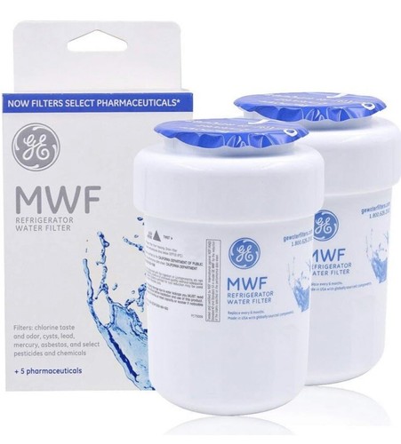 2 PACK NEW GE MWF Genuine Refrigerator Water Filter. NEW. - Picture 1 of 11